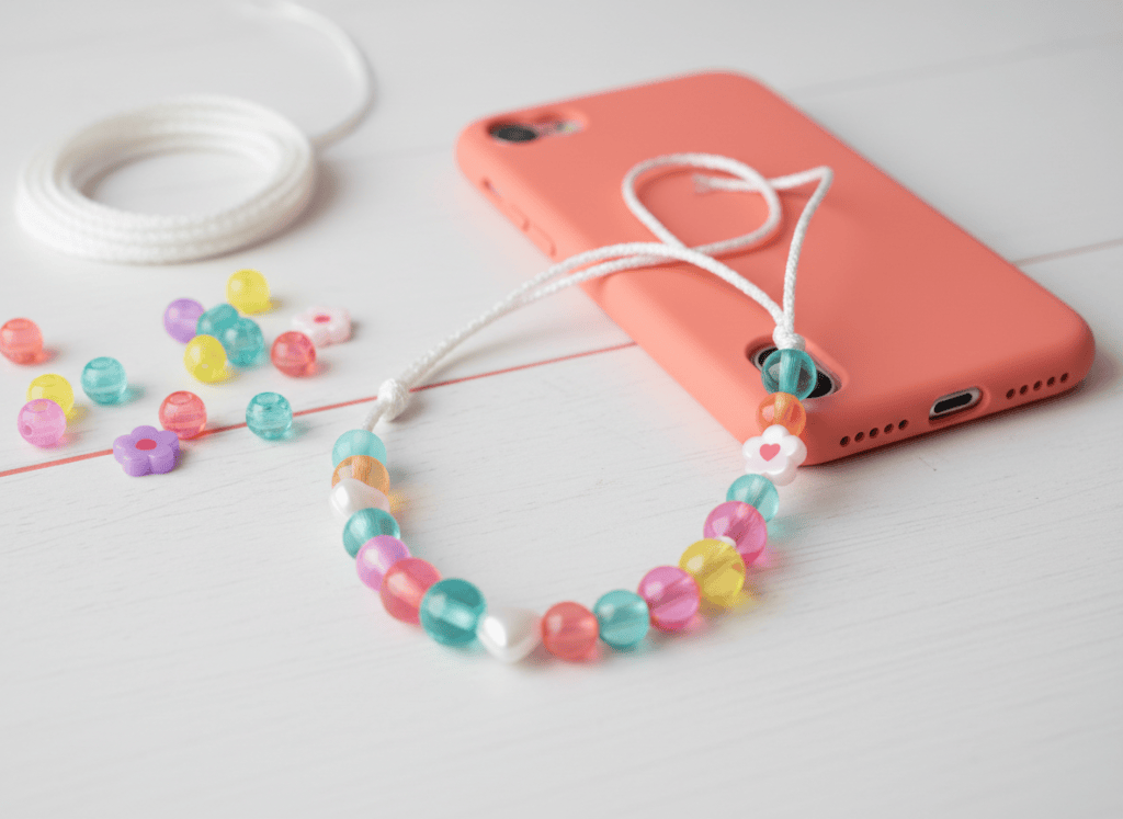 How to Make a Beaded Phone Charm — Easy Beginner DIY&nbsp;Tutorial