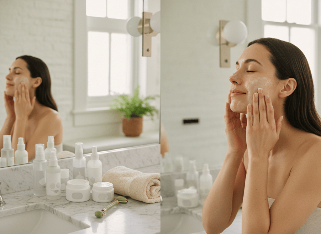How to Create a Simple At-Home Skincare Routine — And Turn It Into Beauty&nbsp;Content