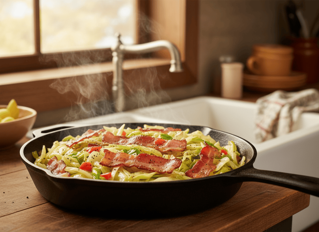 How to Make Southern Fried Cabbage with Bacon — A Classic Skillet&nbsp;Side