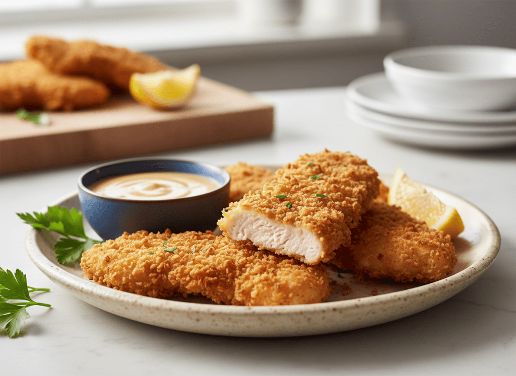 How to Make Crispy Air Fryer Chicken Tenders — Juicy Inside, Crunchy Outside
