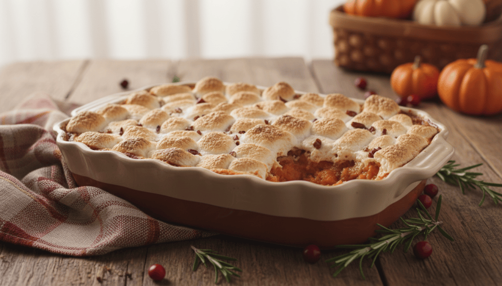 Finished Sweet Potato Casserole